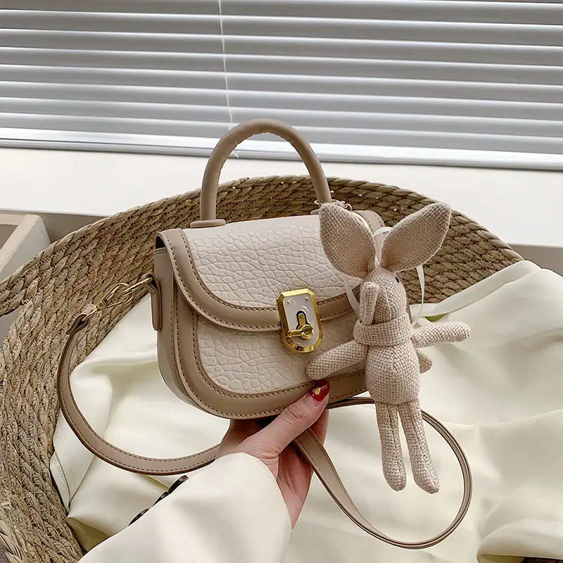 Structured Compact Textured Saddle Bag