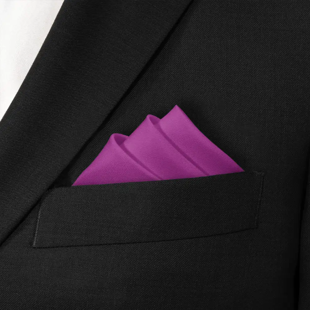 Graceful Elegant Solid Pocket Square