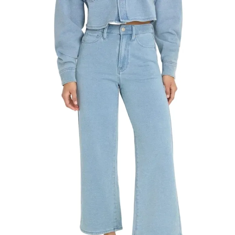 Classic Flare Cropped High-Rise Women's Jeans