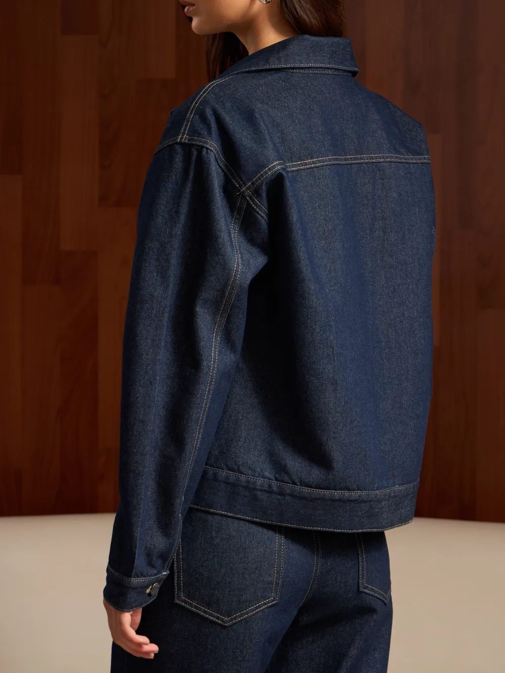 Everyday Layering Denim Fabric Jacket