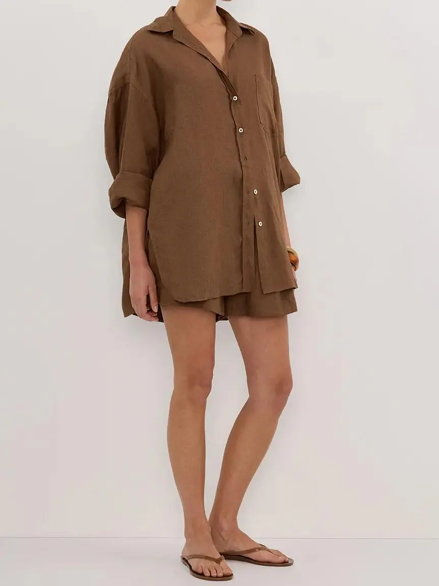 FONDANT LINEN SHIRT