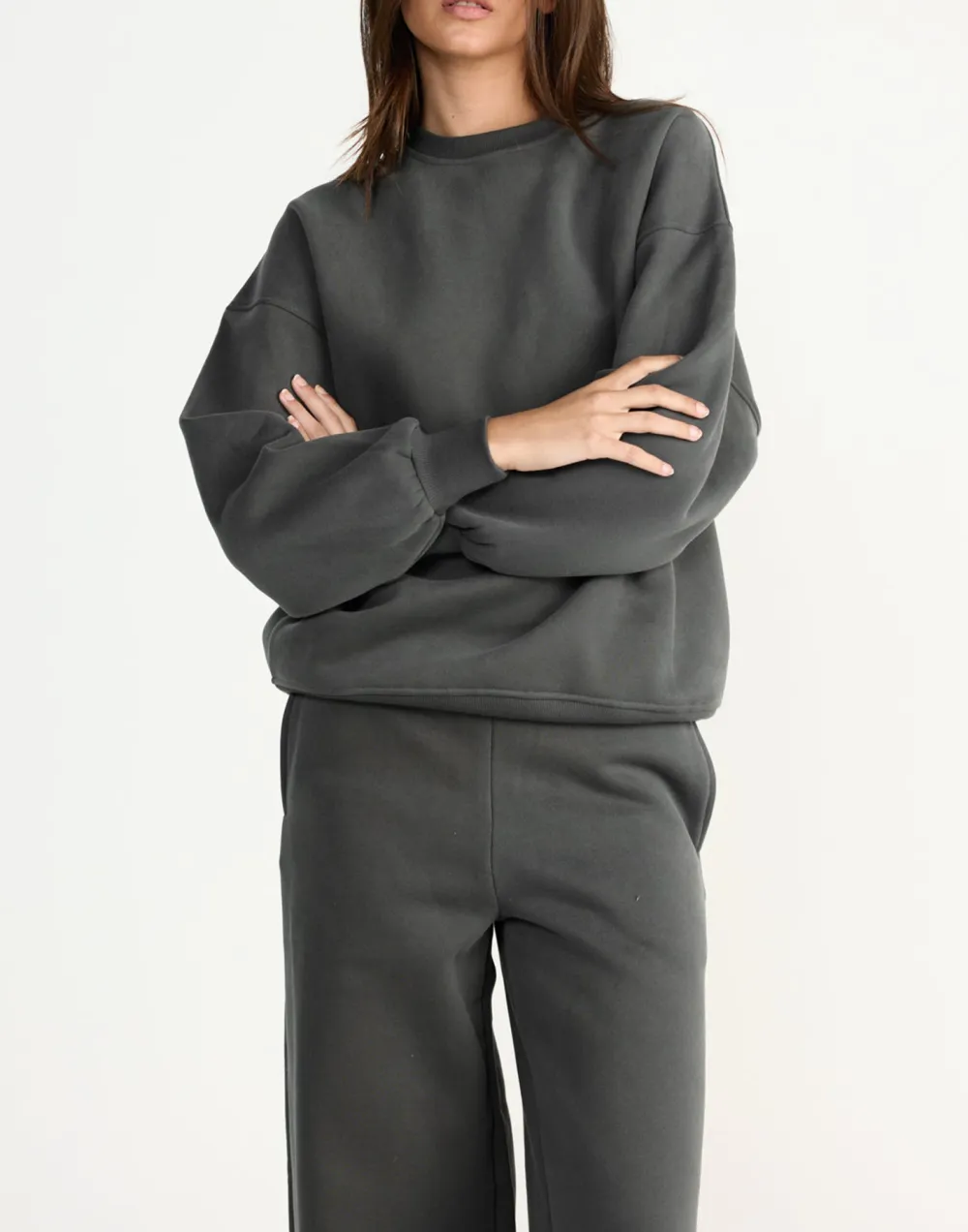 Fashionable Drop Shoulder Loose Sweater