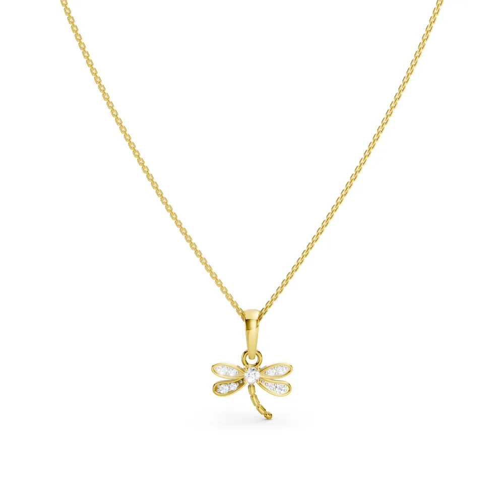 Dainty Dragonfly Necklace