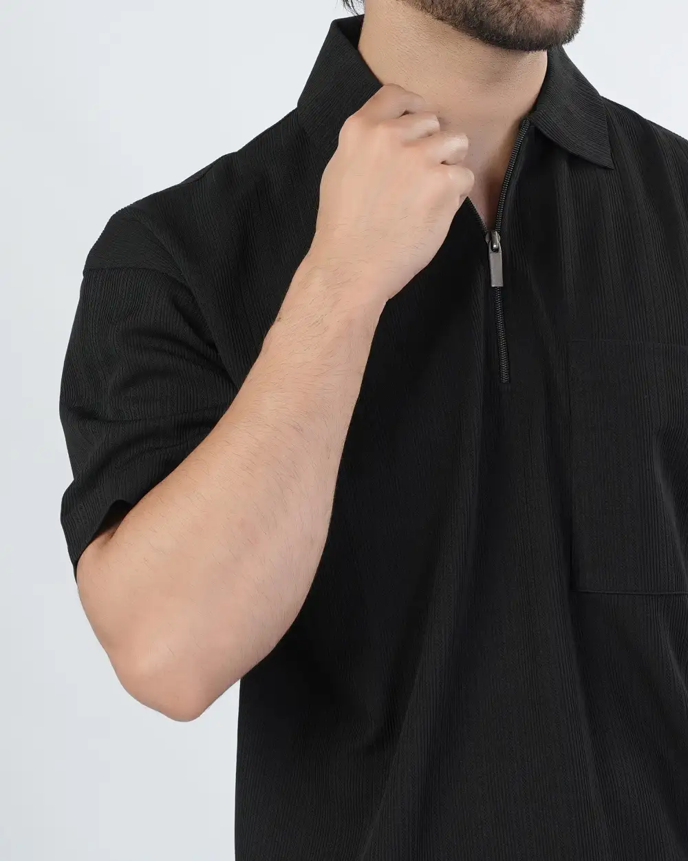 Men's Clean Relaxed Polo Collar T-Shirt