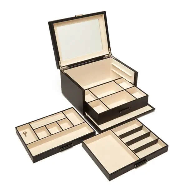 Drawer Three Tray Jewelry Box