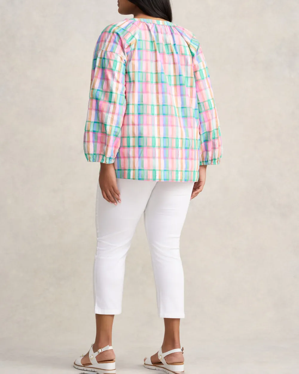 Cotton Check Top