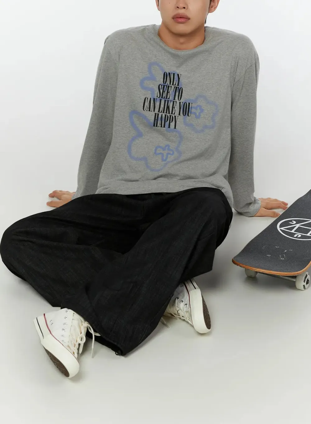 Men's Cloud Graphic Long Sleeve Tee