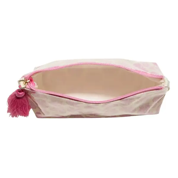 Seaside Shell Tassel Pouch – Dark Pink