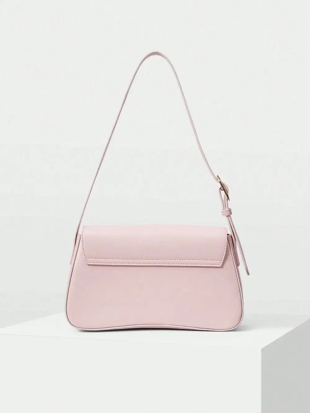 Elegant Simple Commuter Flap Shoulder Bag