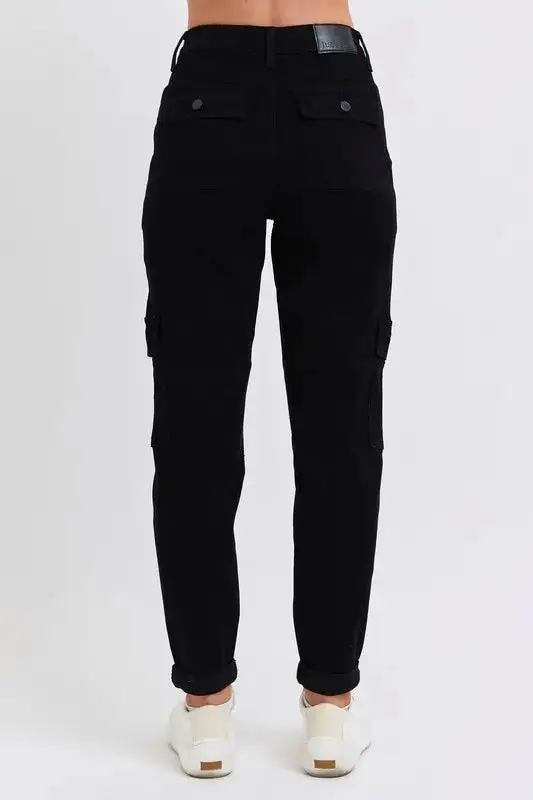 High Waist Cargo Cuffed Plus Joggers Jogger Pants