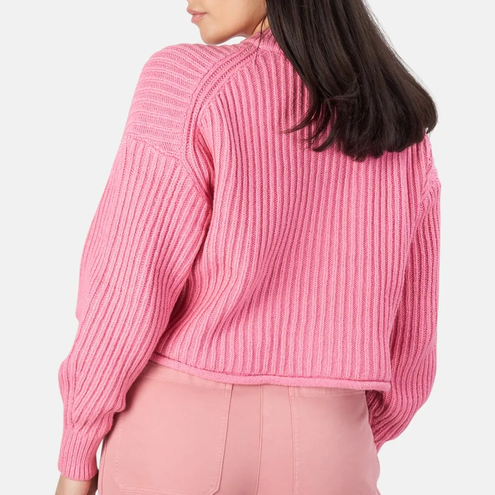 Ribbed Cashmere Cotton Sweater