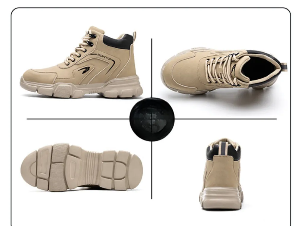 Men's Soft Insole Utility Work Boots