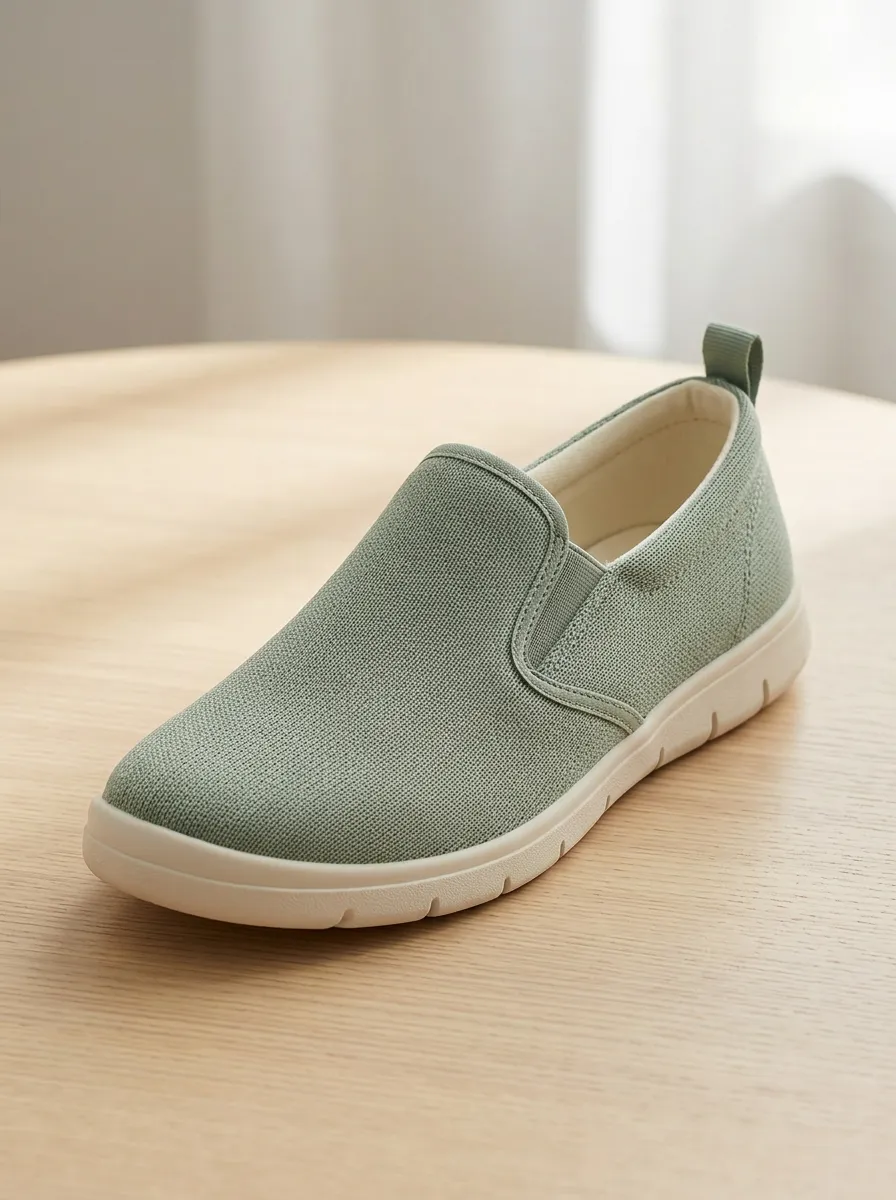 Women's Modern Slip-On Elastic Canvas Shoes