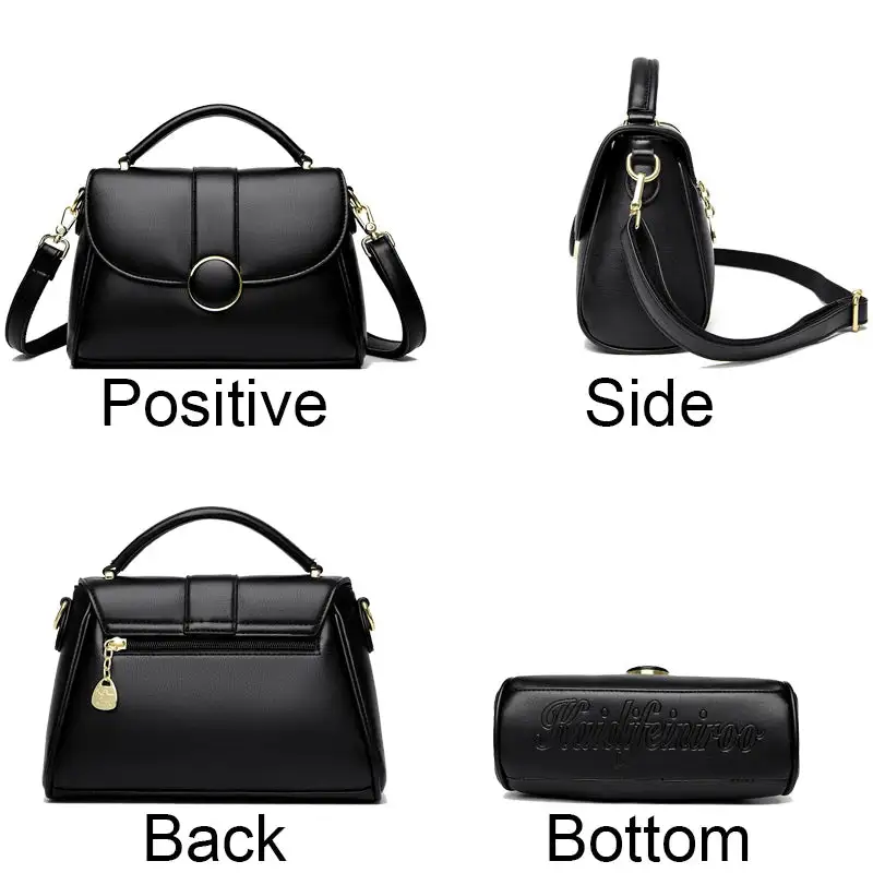 Chic Square Crossbody & Shoulder Bag – Premium Microfiber Synthetic Leather