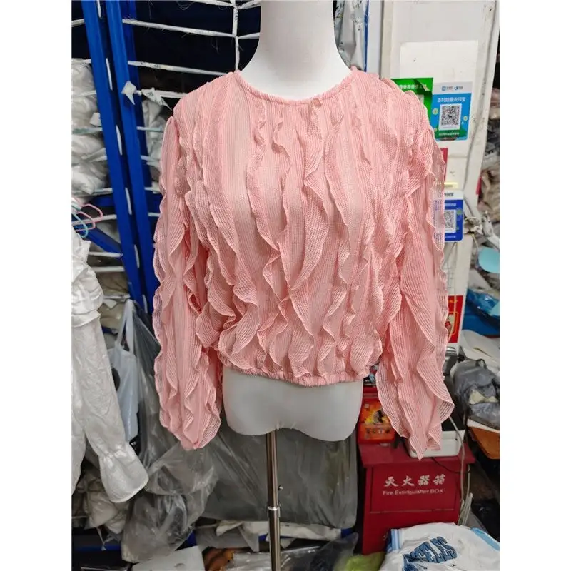 Comfort Long Sleeve Lace Layered Shirt