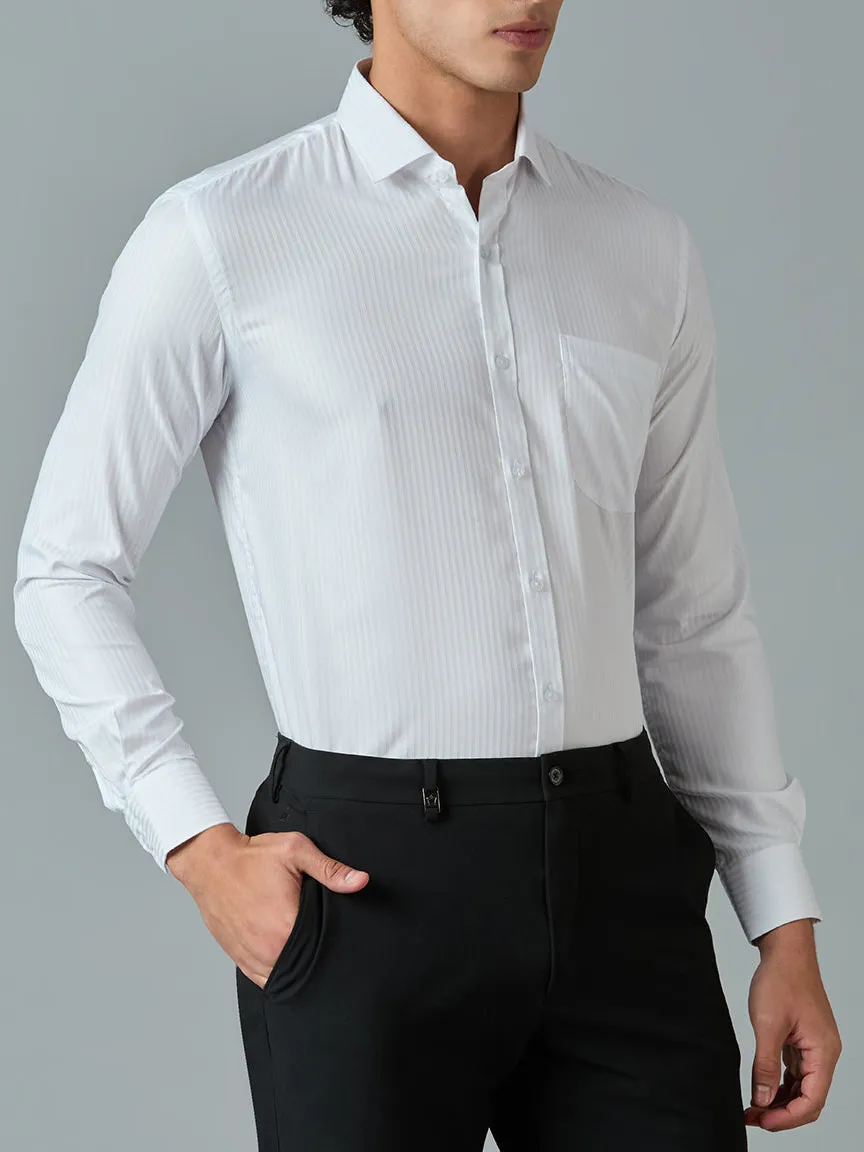 Versatile Striped Slim Fit Tailored Men's Formal Shirt