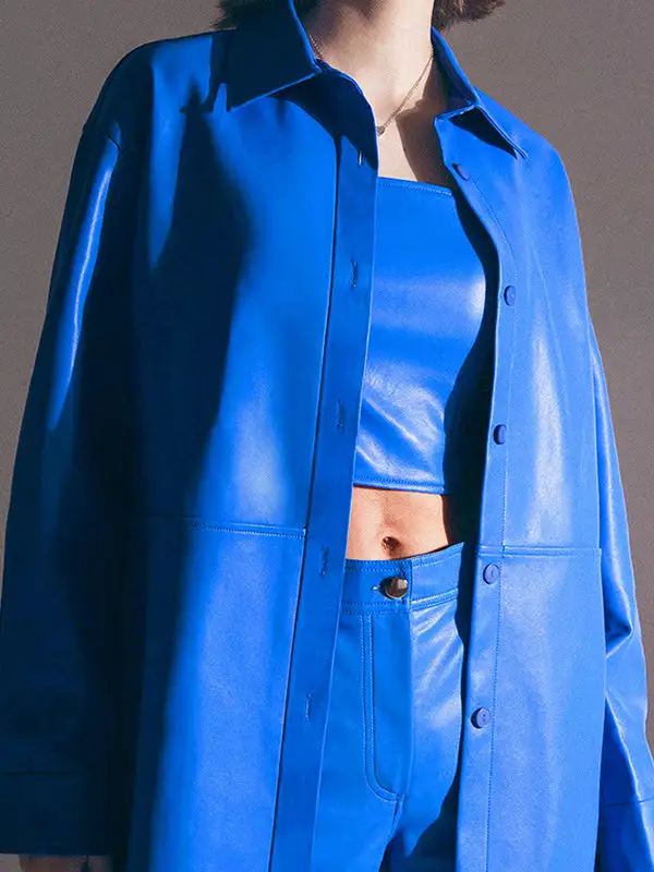 Faux Leather Jacket Essential