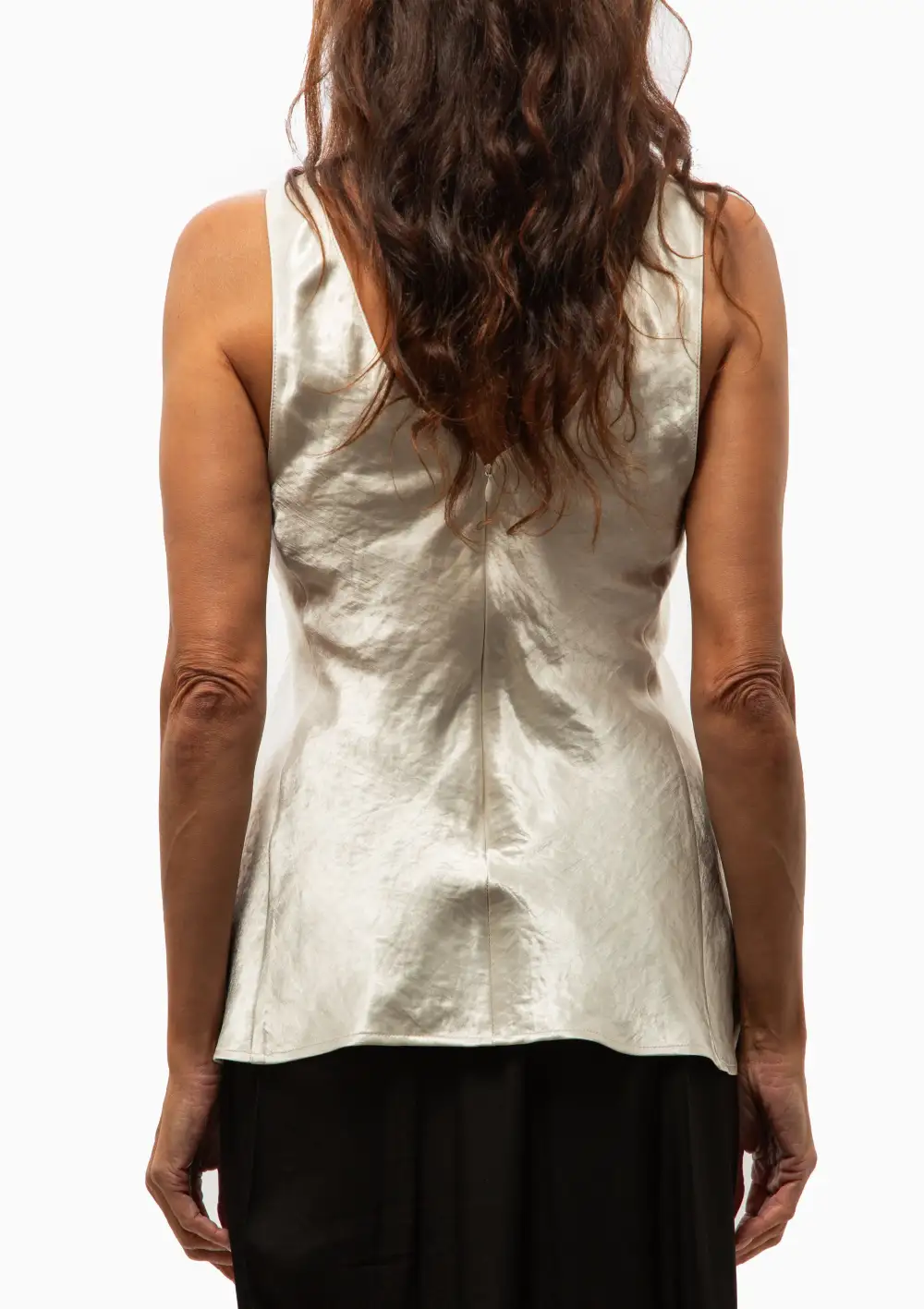 Deep V Sleeveless Tunic