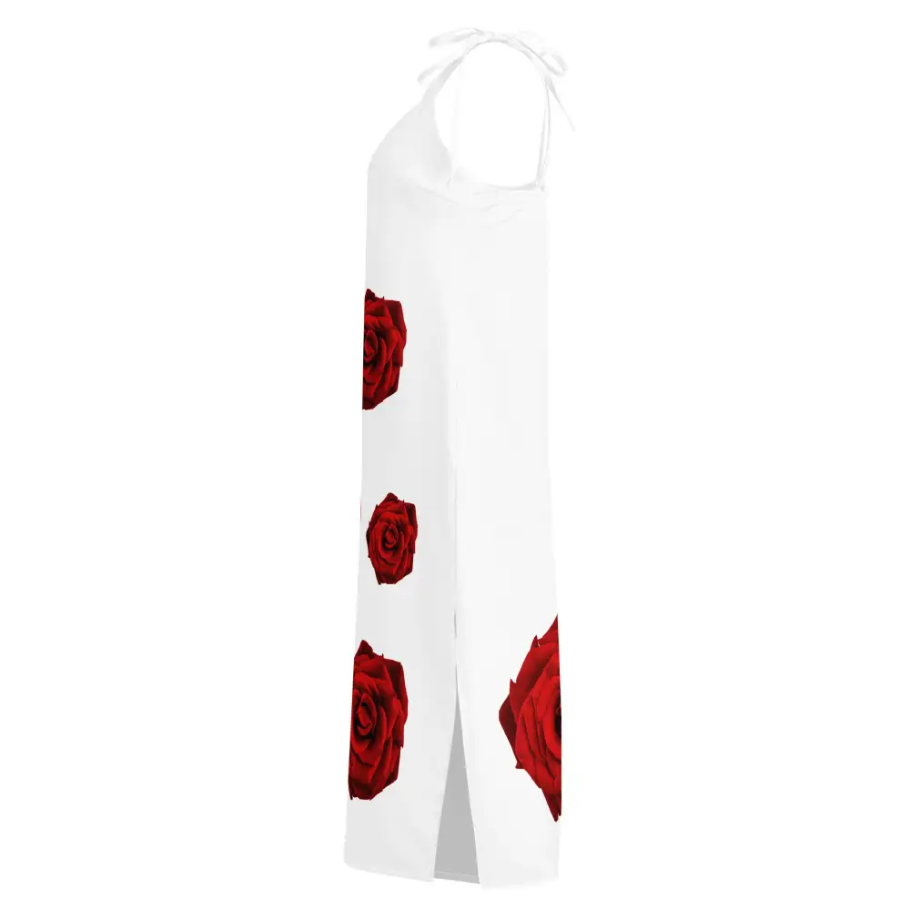 Minimal Tie Strap Midi Dress