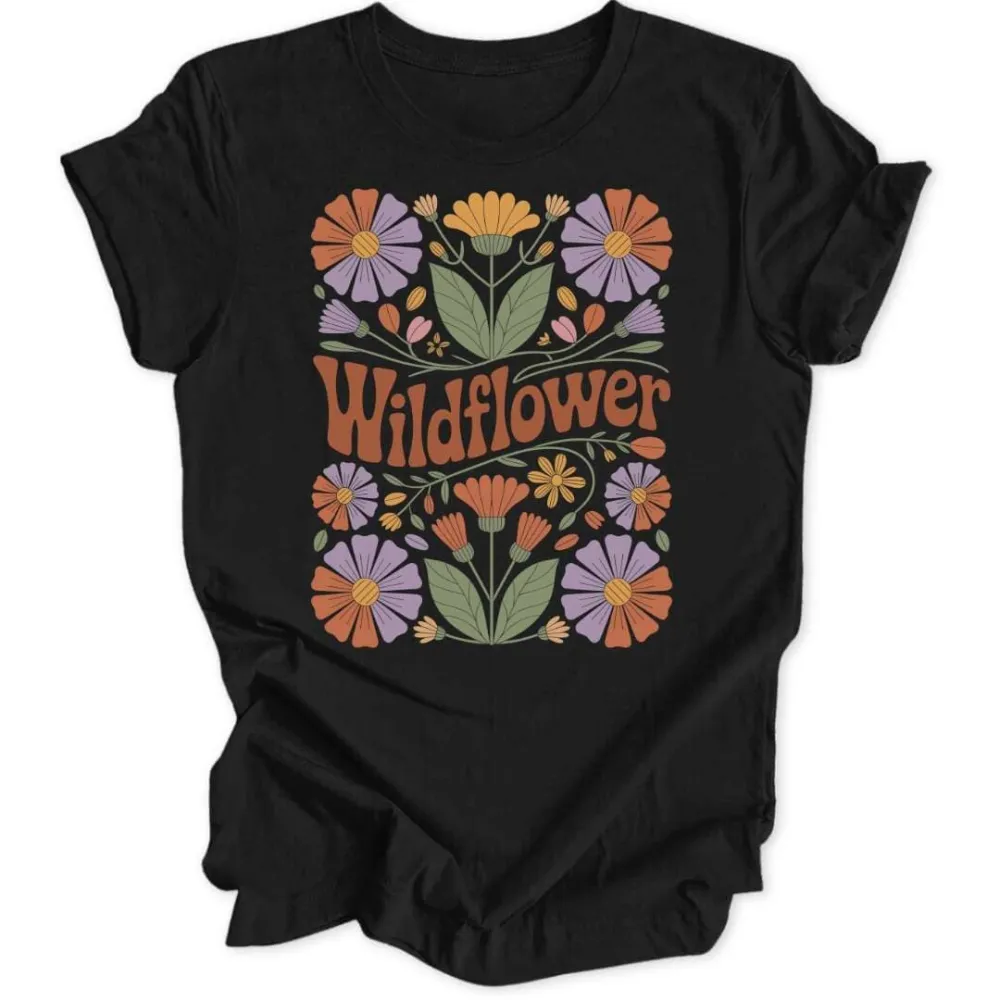 Retro Wildflower Unisex T-Shirt