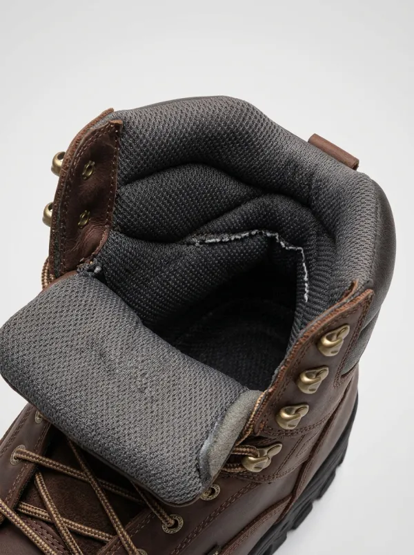 Protective-Look Outdoor Leather-Look Men's Waterproof Work Boots