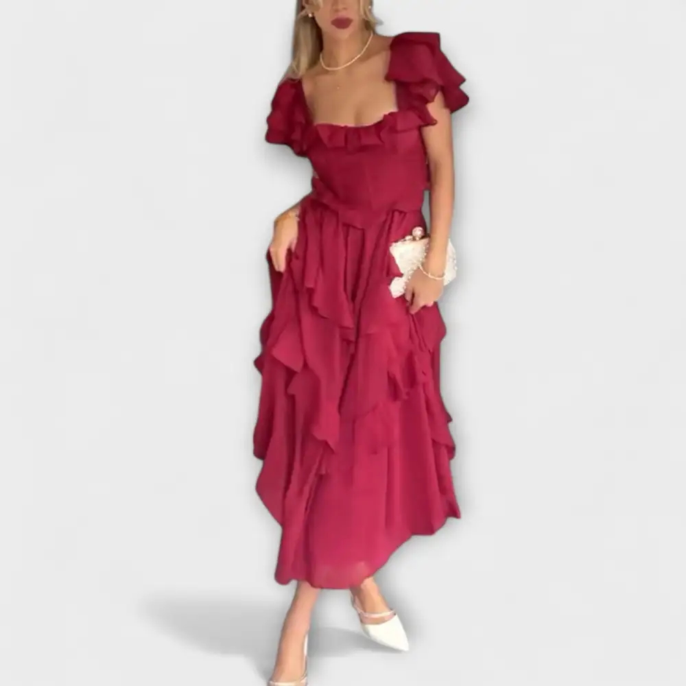 Ruffle Everyday Casual Dress