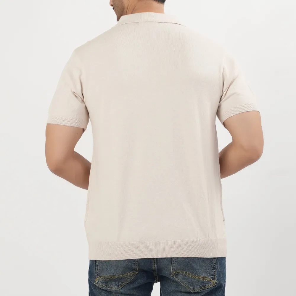Men's Comfortable Regular Fit Collared Polo T-Shirt