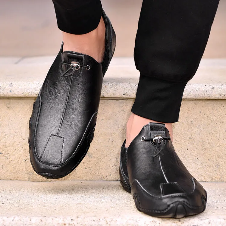 Leather Slip-On Shoes