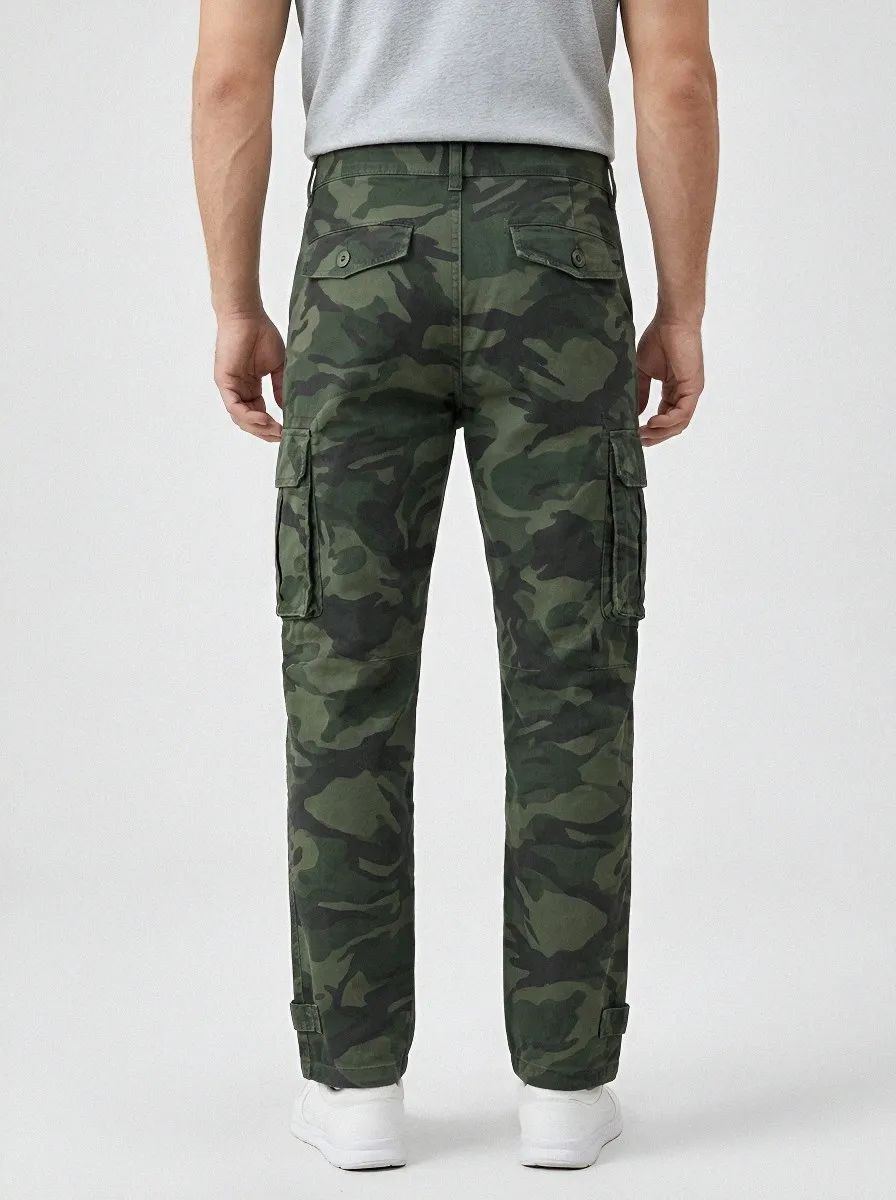 Rugged-Street Camouflage Camouflage Cargo Pants