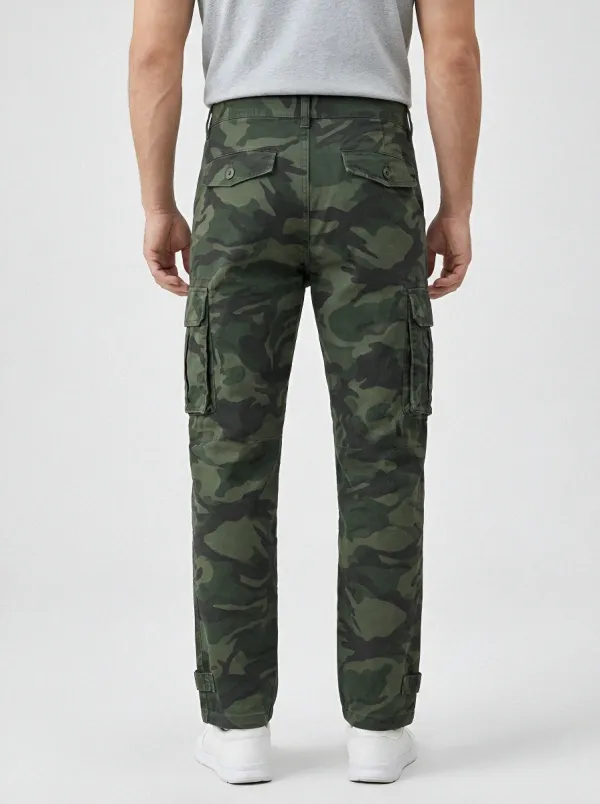 Rugged-Street Camouflage Camouflage Cargo Pants