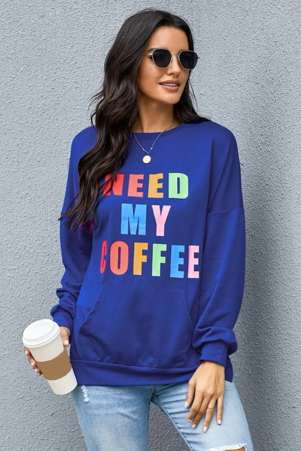 Need My Pocketed Sweatshirt