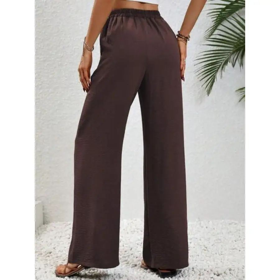 Easy Wide Leg Drawstring Pants