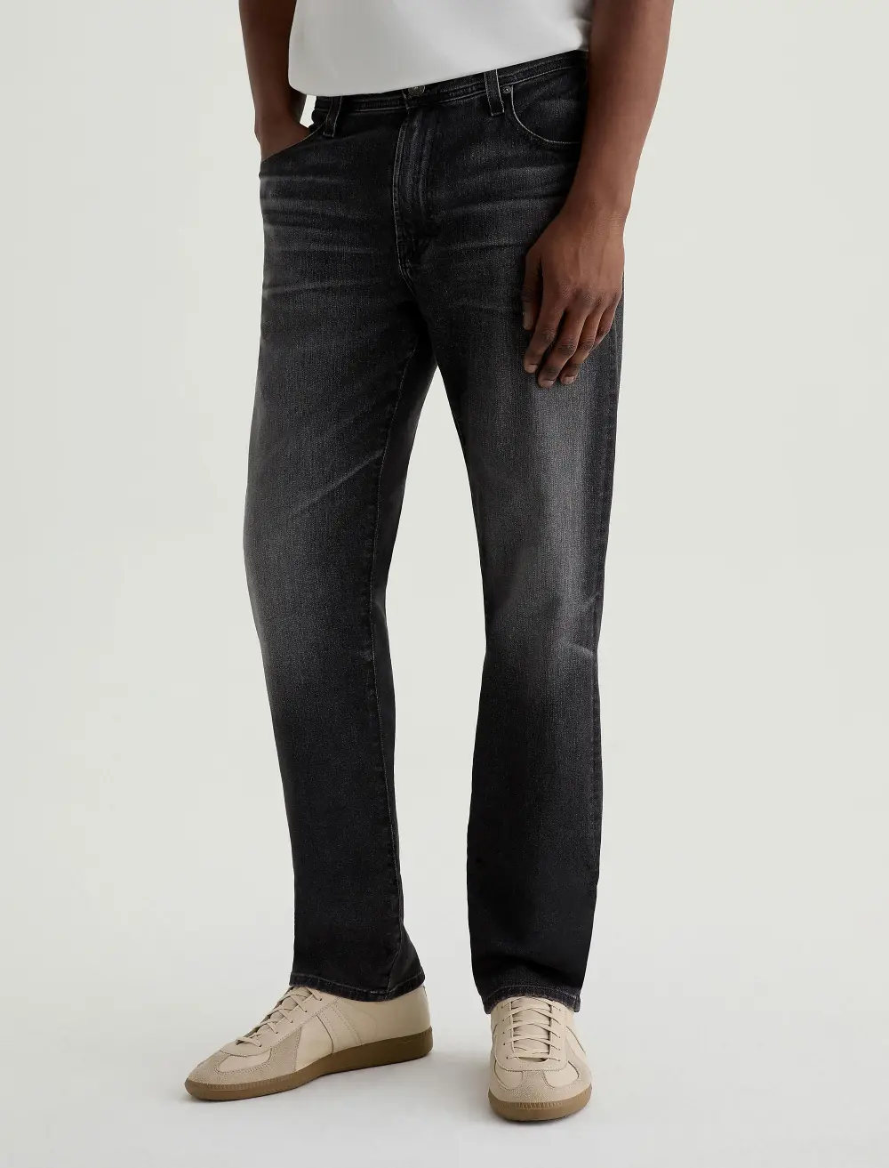Men's Slim Straight Five Pocket Zip Fly Jeans