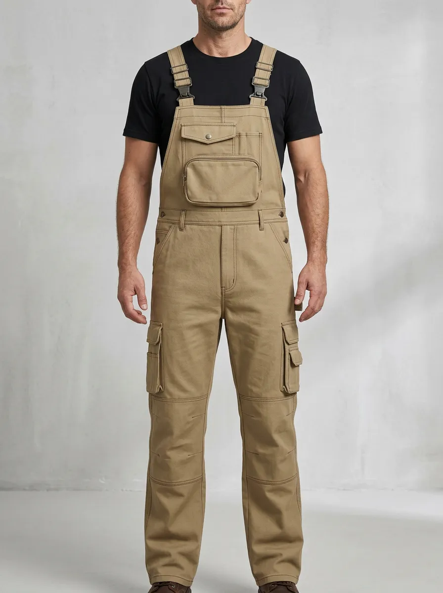 Utility Workwear Bib Outdoor Men's Workwear Bib Overalls