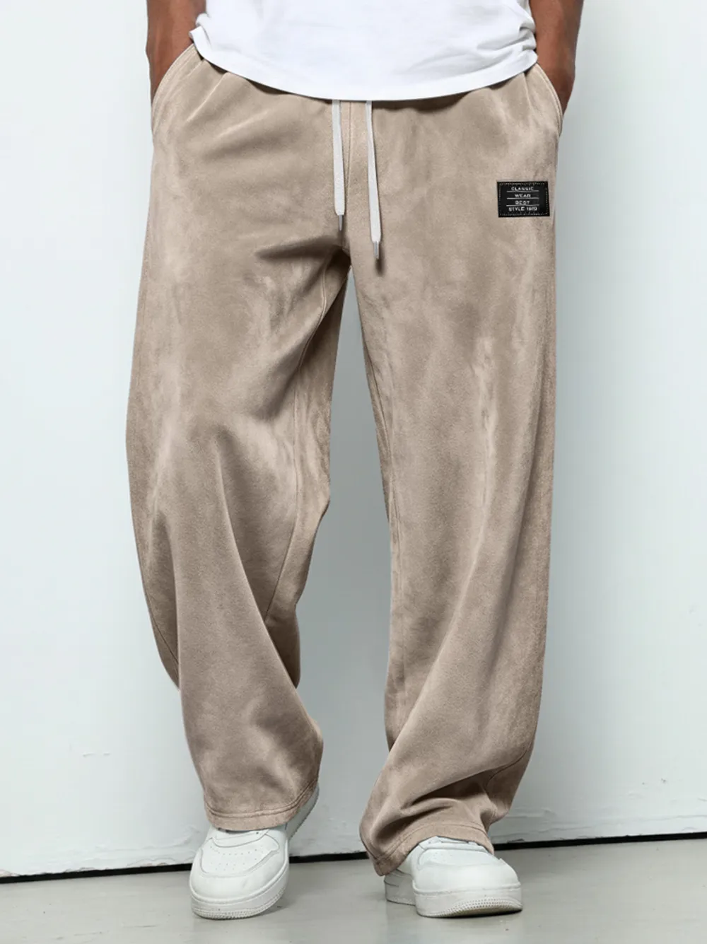 Seamed Detail Relaxed Trousers