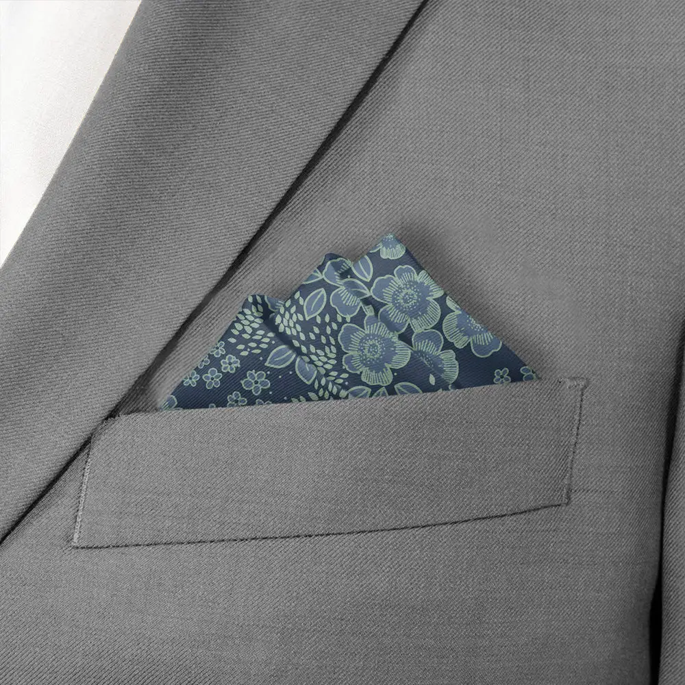Elegant Coordinated Floral Pocket Square