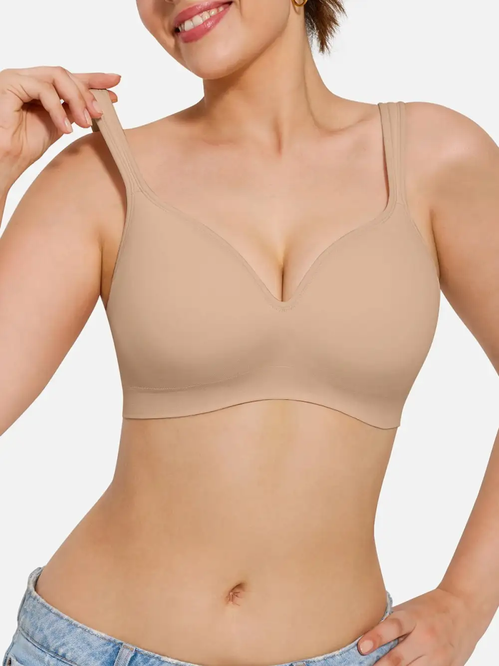 Seamless Wireless Comfort Smoothing Bra