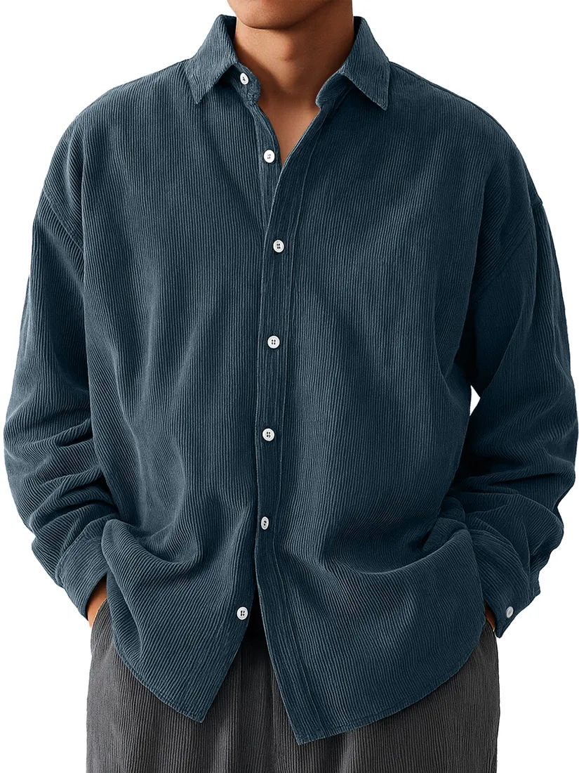 Workwear Corduroy Long Sleeve Shirt