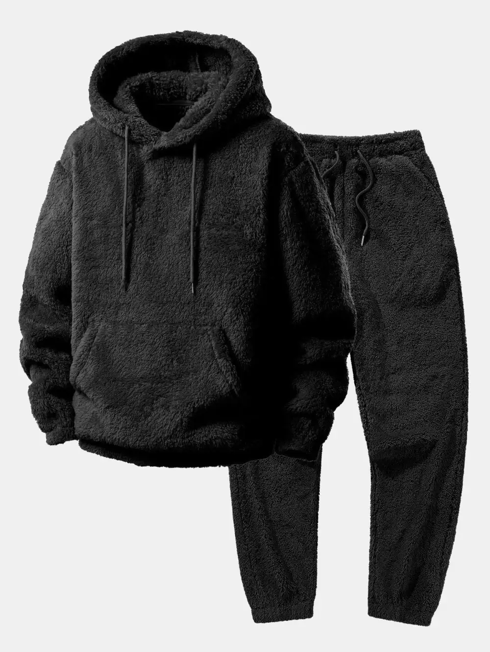 Hooded Everyday Casual Plush Set