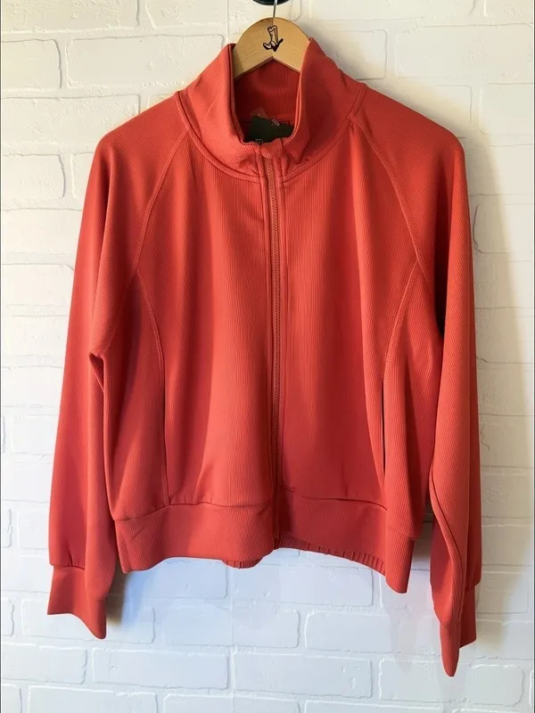 Ribbed Full Zip Jacket