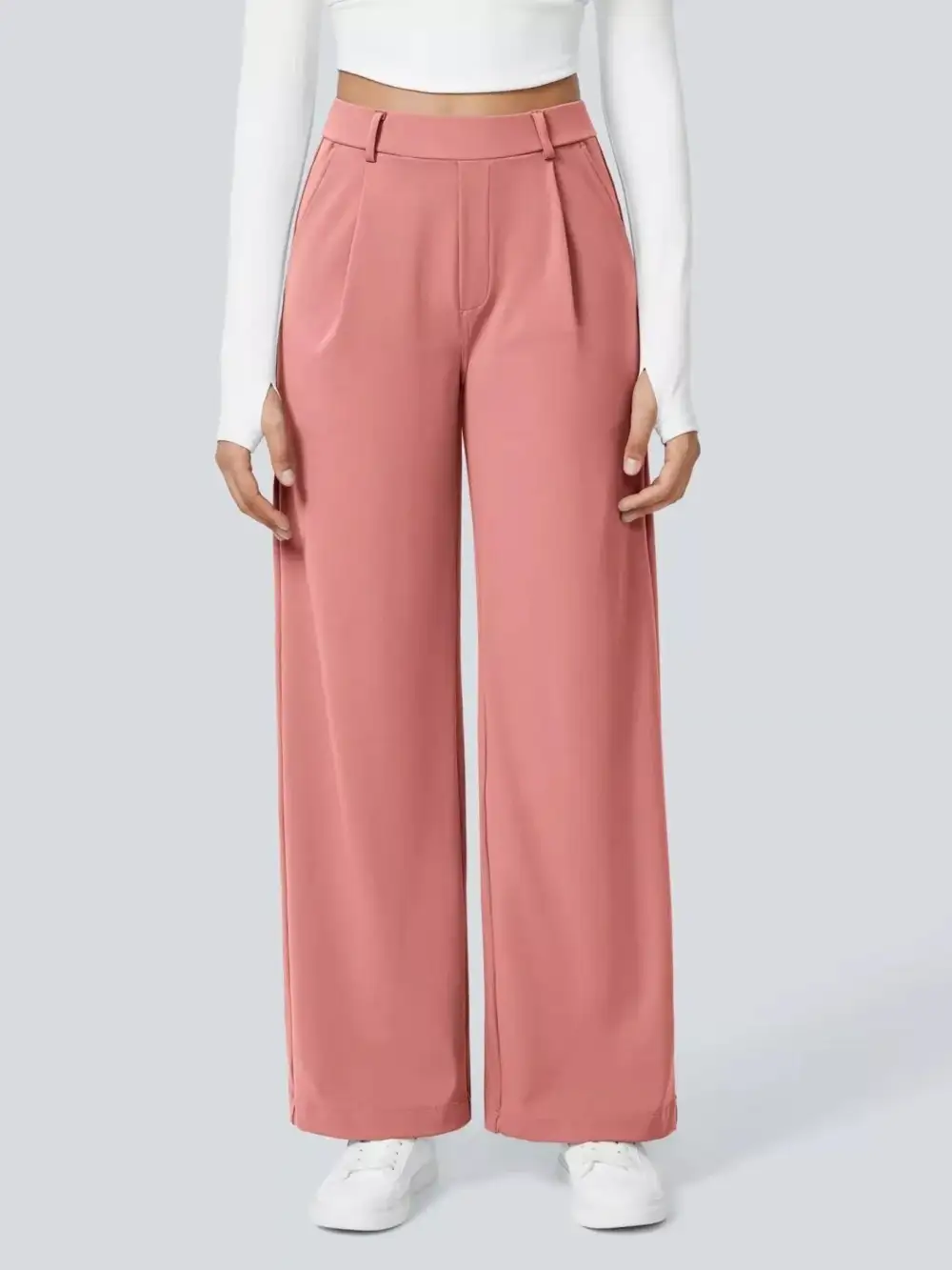 Wide Leg Pocketed Everyday Pants
