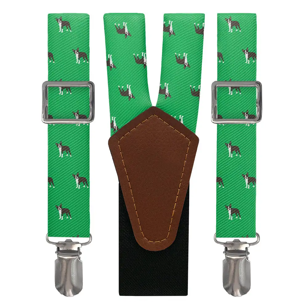 Terrier Dog Theme Suspenders