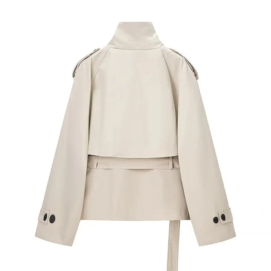 Polished Longline Trench Coat