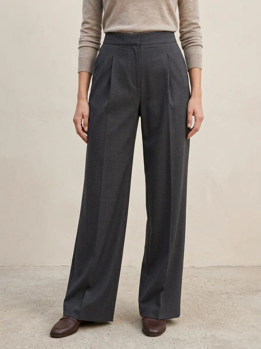 Tailored Profile Tailored Wide-Leg Trousers