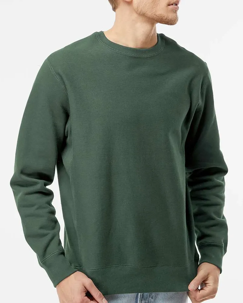 Heavyweight Cross Grain Cotton Design Crewneck Sweatshirt