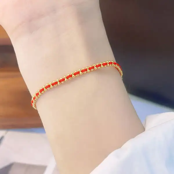 Cord Sterling Silver Bracelet