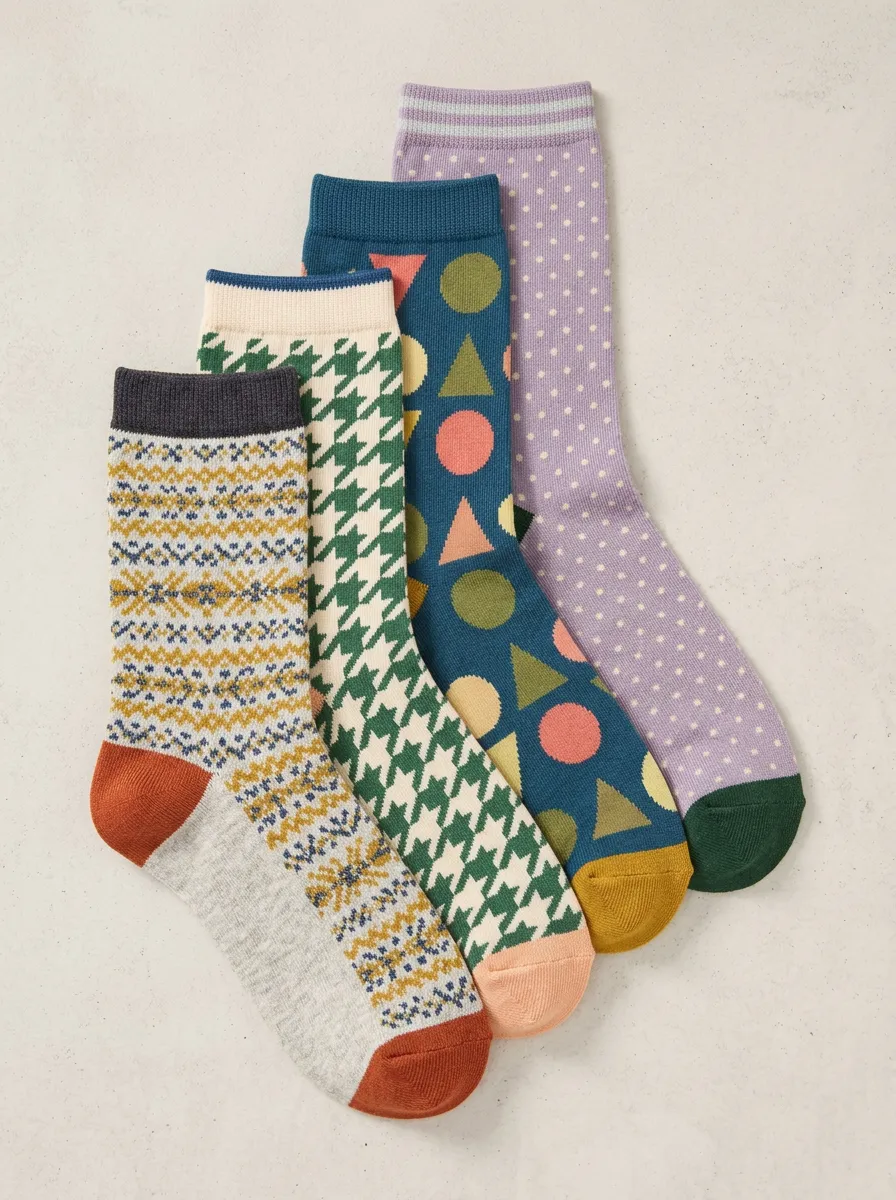 Women's Utility Four Pair Socks