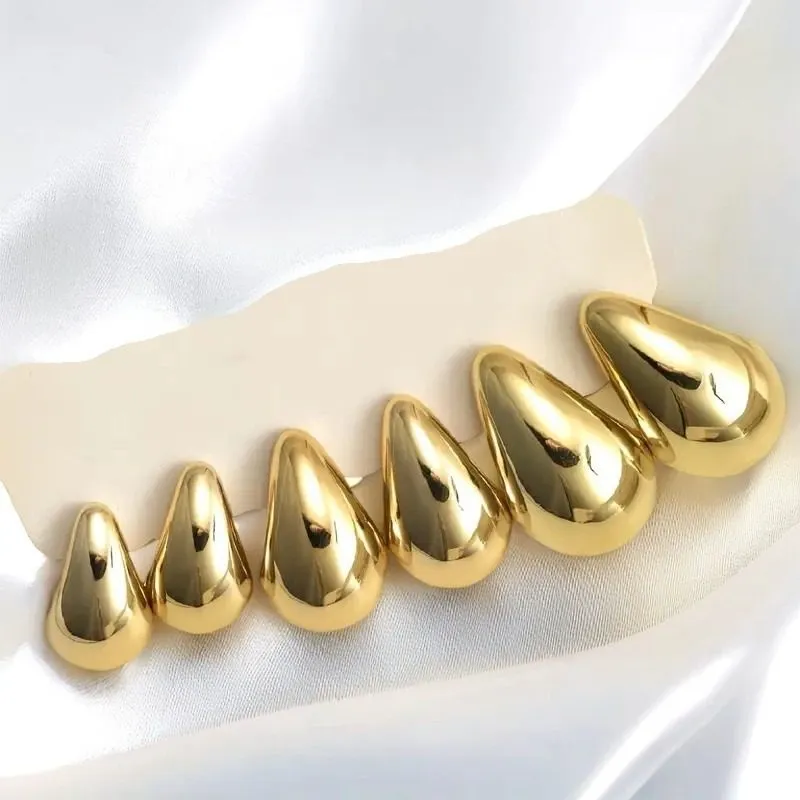 Teardrop Drop Statement Earrings