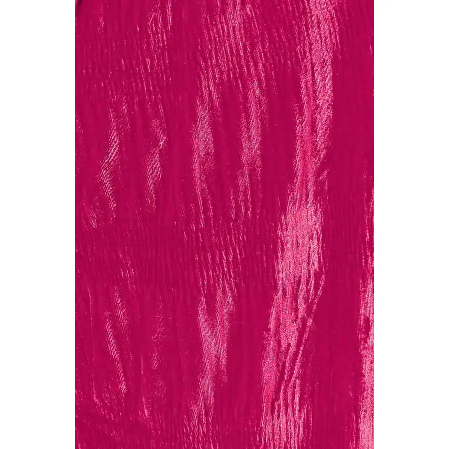 Full Size High Waist Tiered Shirring Velvet Wide Leg Pants
