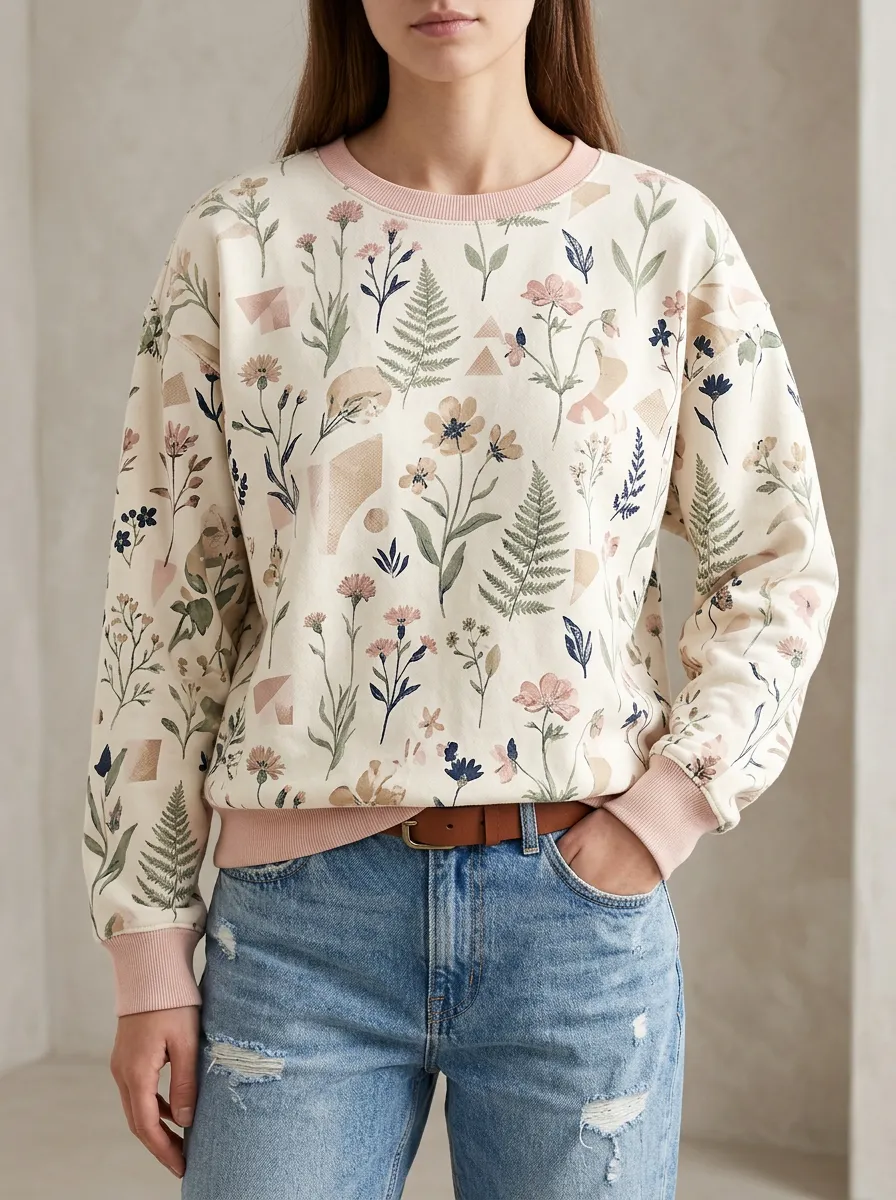 Casual Relaxed Pullover